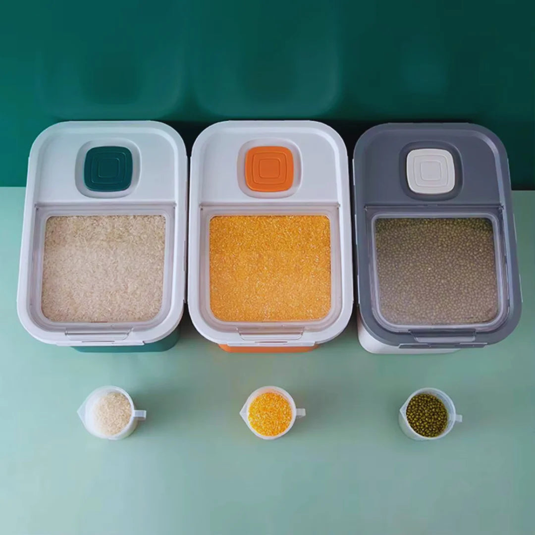 FutterSmart – Aufbewahrungsbehälter mit Deckel & Dosierhilfe