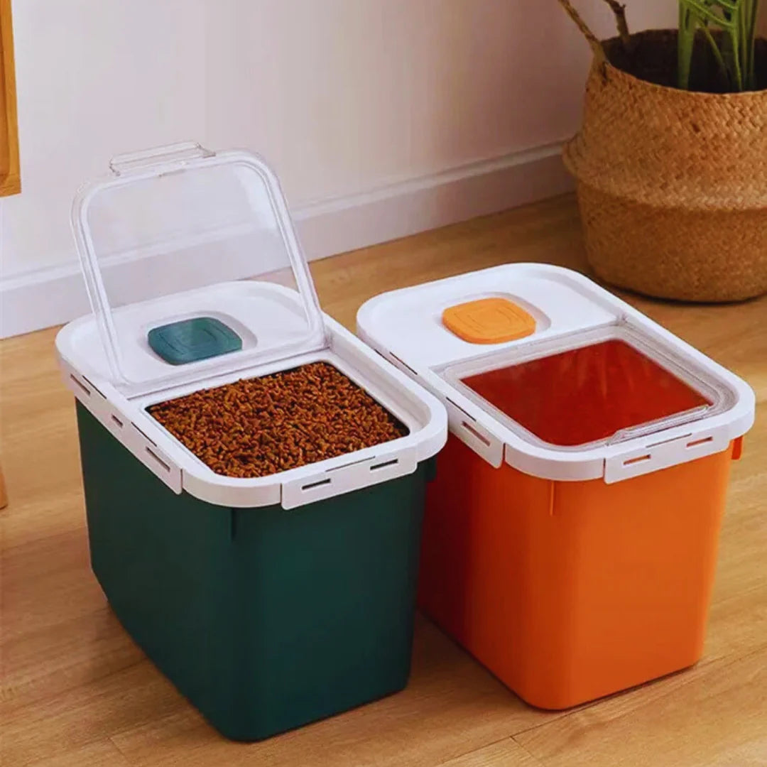 FutterSmart – Aufbewahrungsbehälter mit Deckel & Dosierhilfe