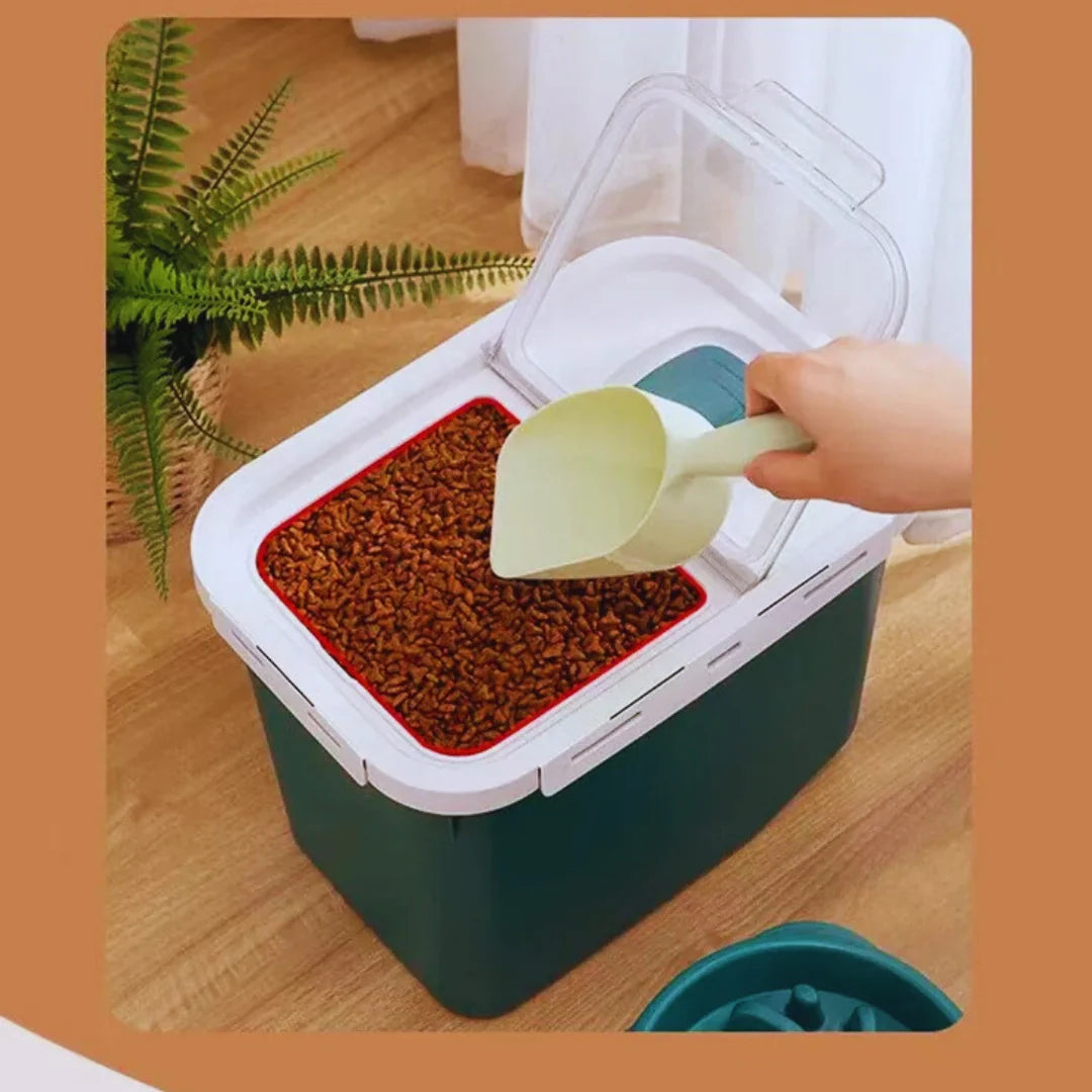 FutterSmart – Aufbewahrungsbehälter mit Deckel & Dosierhilfe