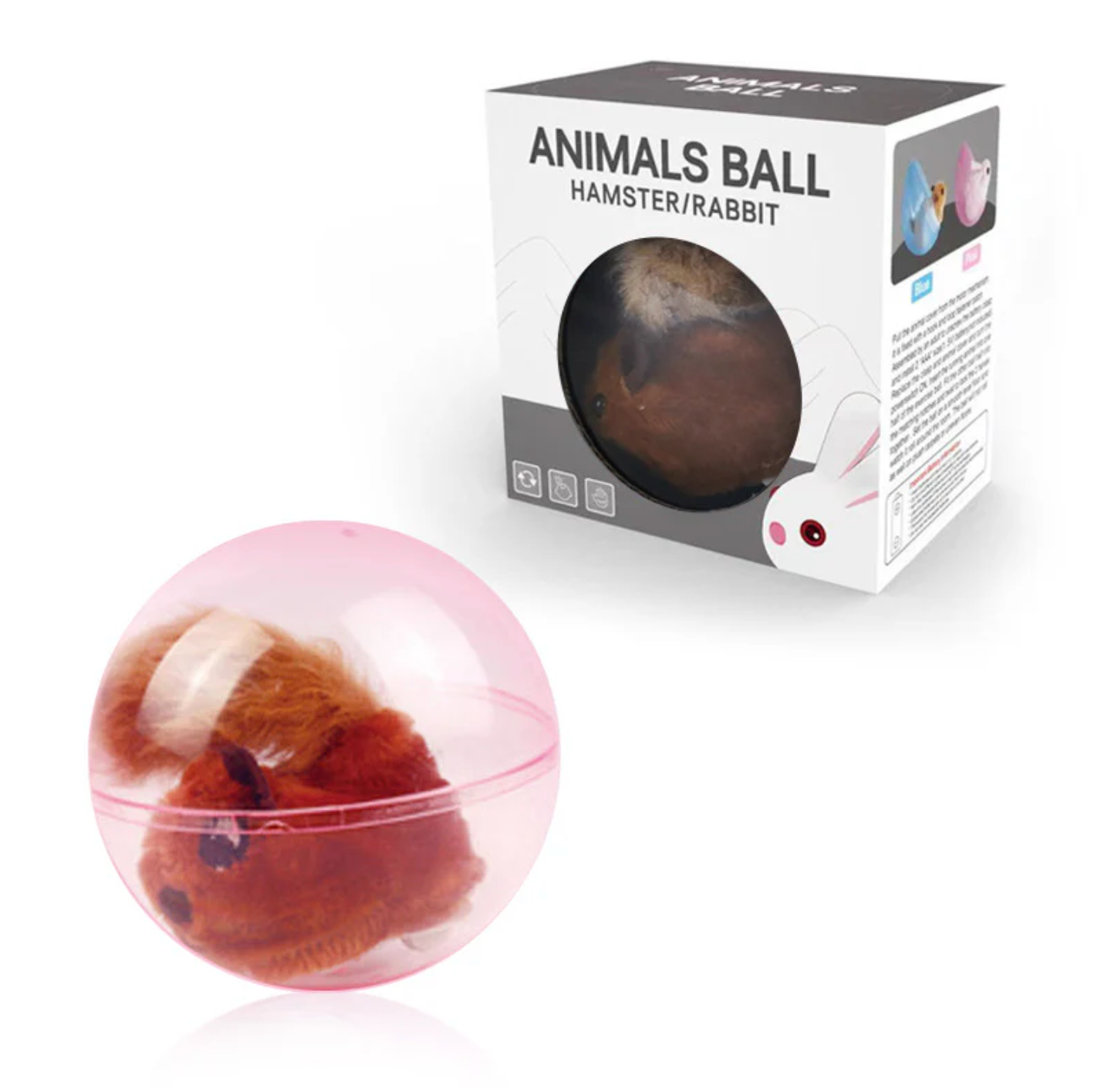 Rollender Hamster – interaktives Spielzeug für Hunde & Katzen