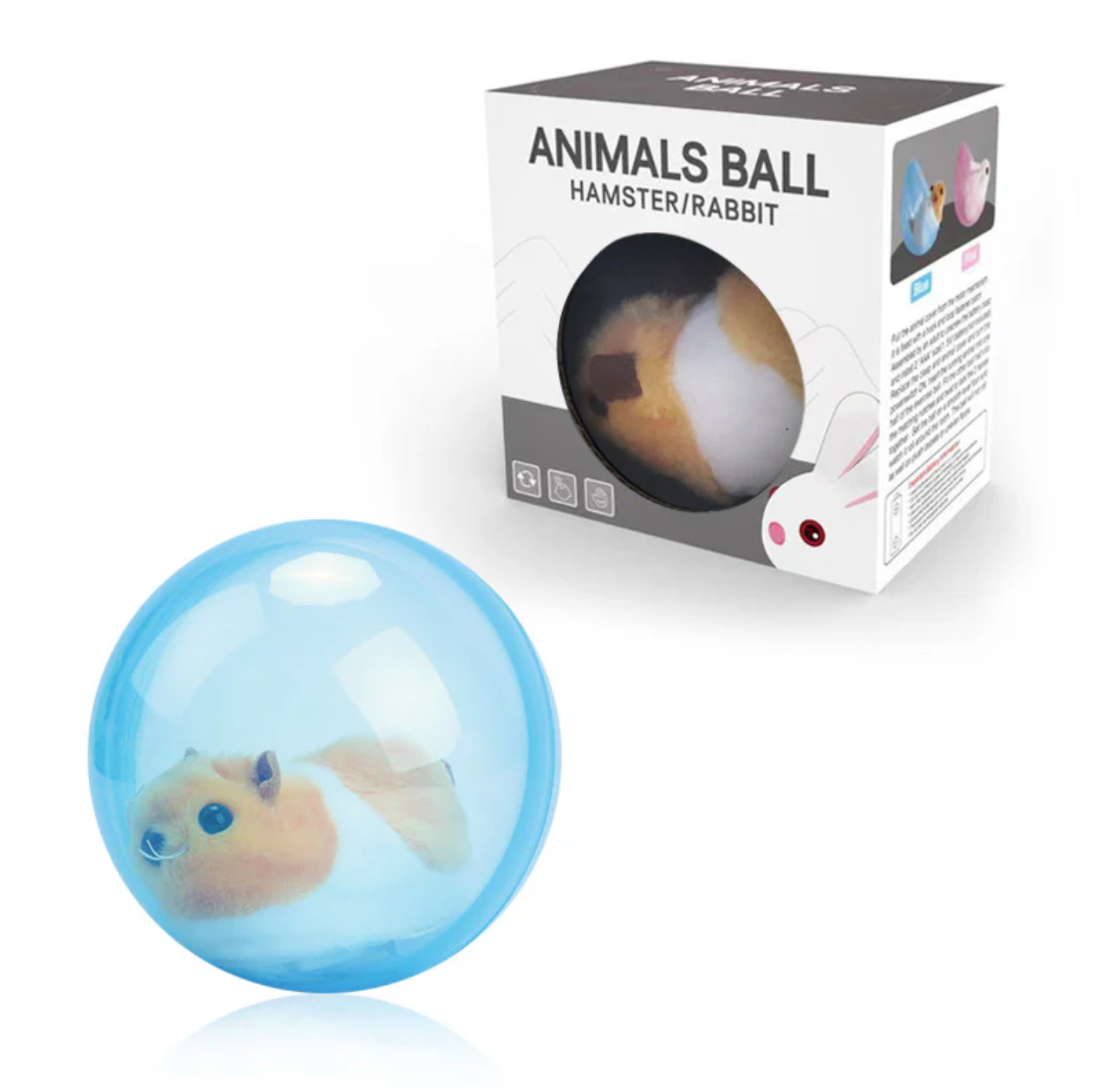Rollender Hamster – interaktives Spielzeug für Hunde & Katzen