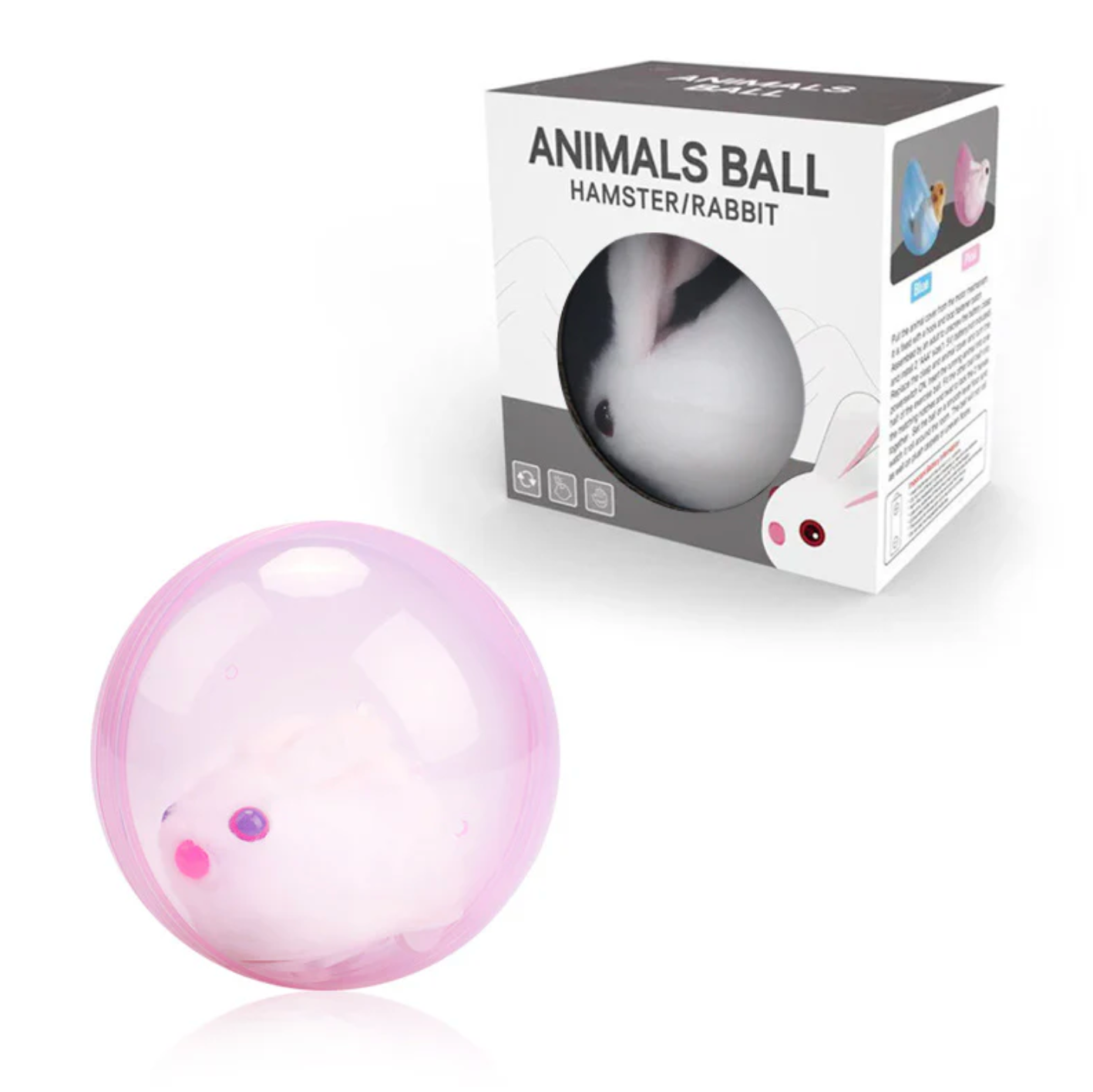 Rollender Hamster – interaktives Spielzeug für Hunde & Katzen