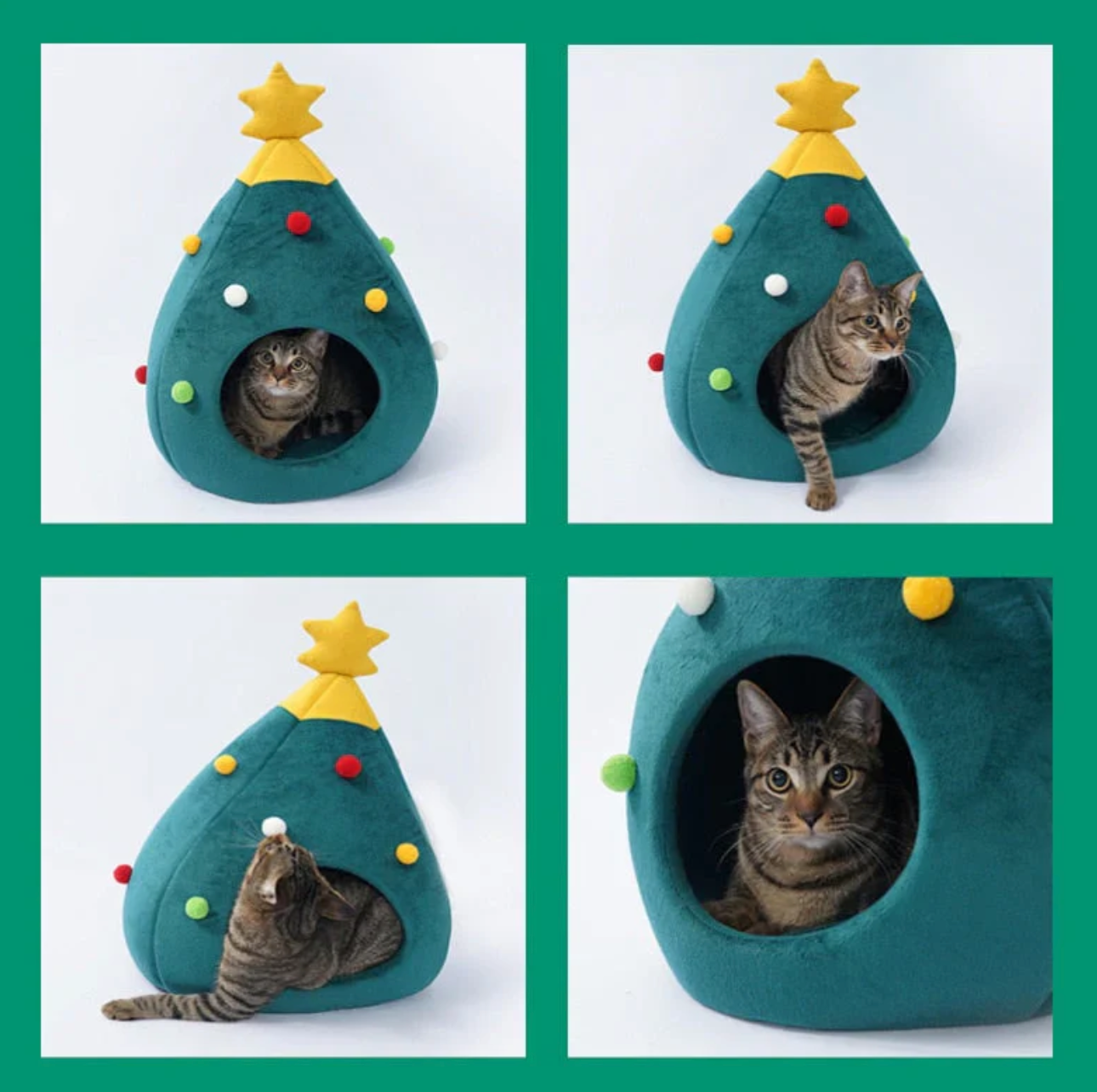 Fellbaum – Weihnachtsbaum-Katzenbett