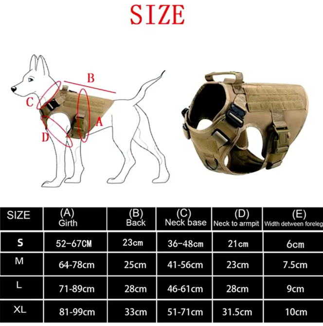 BattleBuddy K9 Tactical Vest & Leash Set