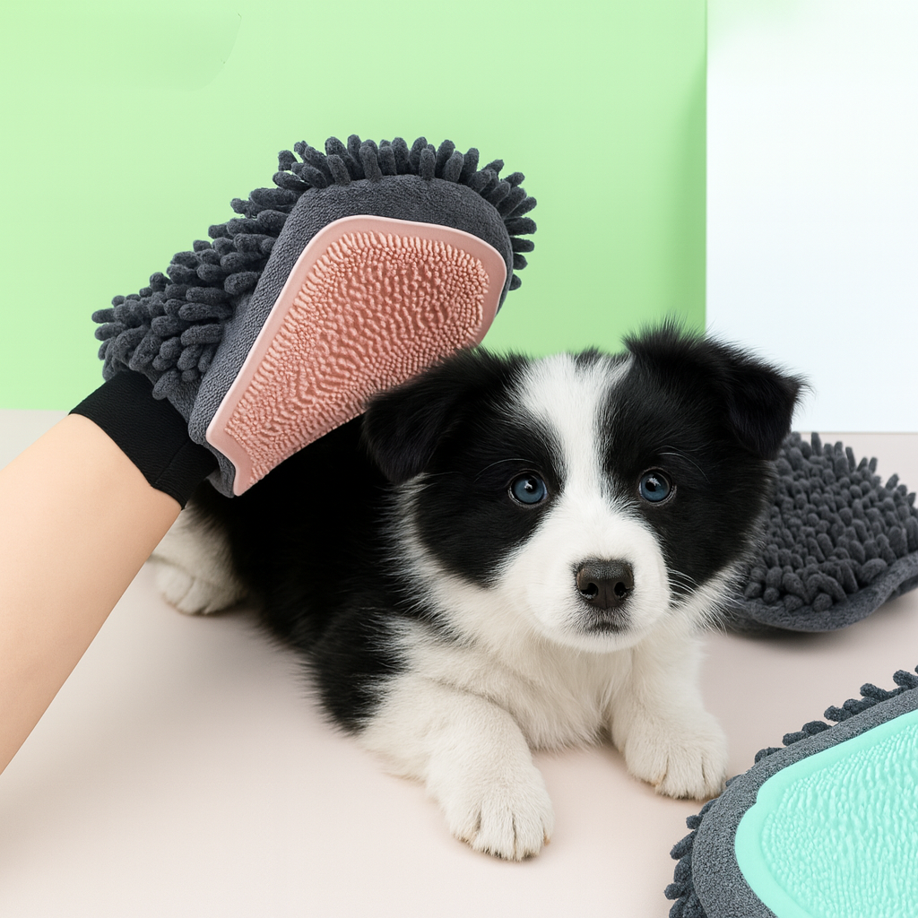 Fellpflege-Handschuh für Massage & Haarentfernung