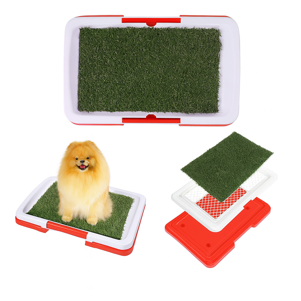 RasenOase – Hundetoilette mit Kunstrasen & Anti-Rutsch-Matte