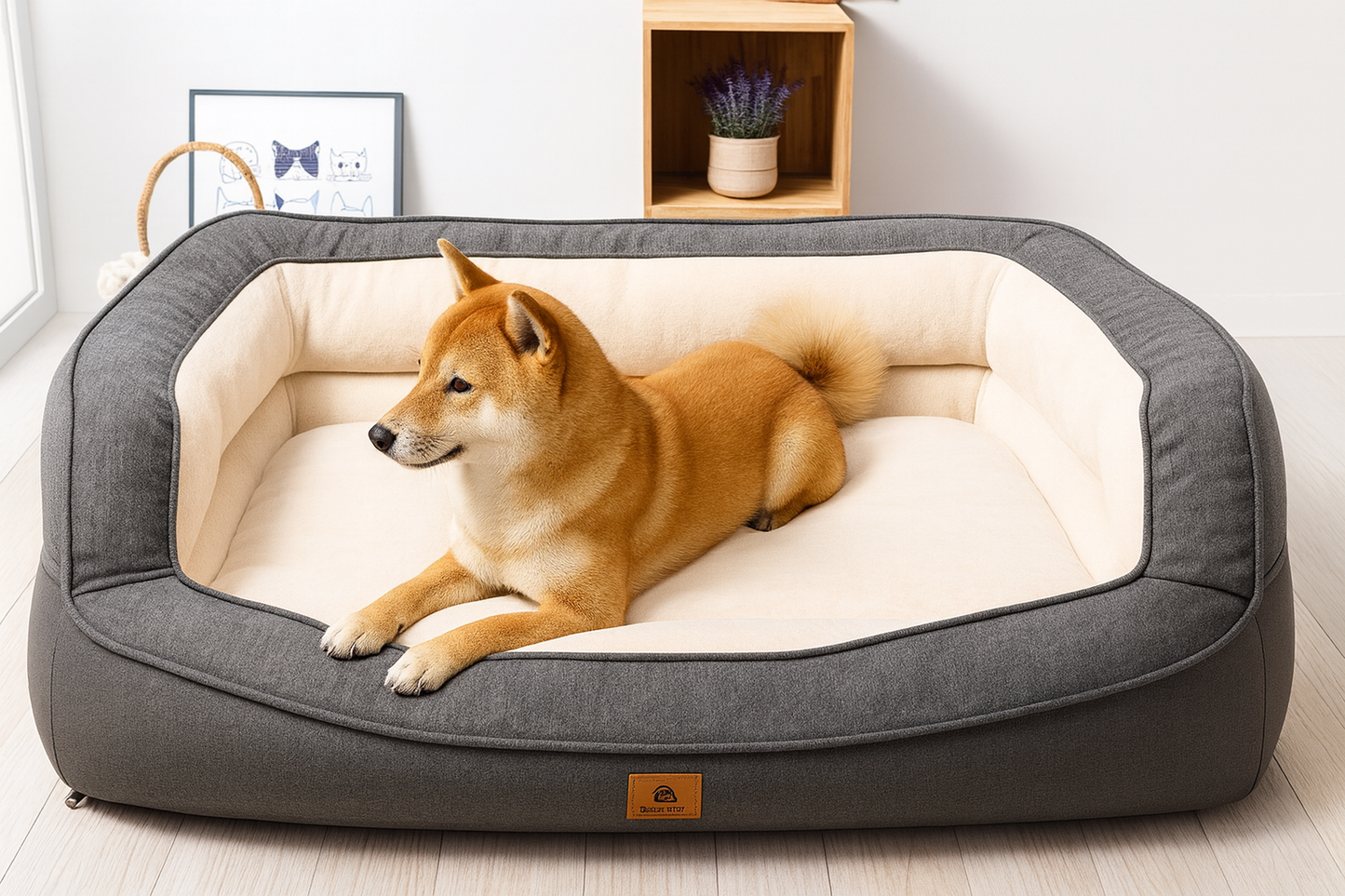Ergonomisches Hundebett