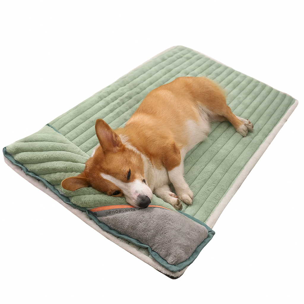Ergonomische Hundematte mit Kuschelpolsterung