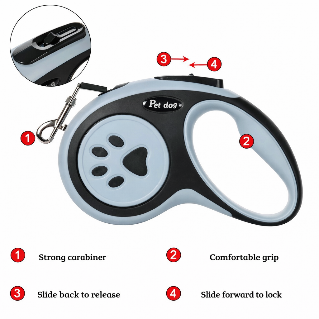 FlexiGuard Retractable Dog Lead