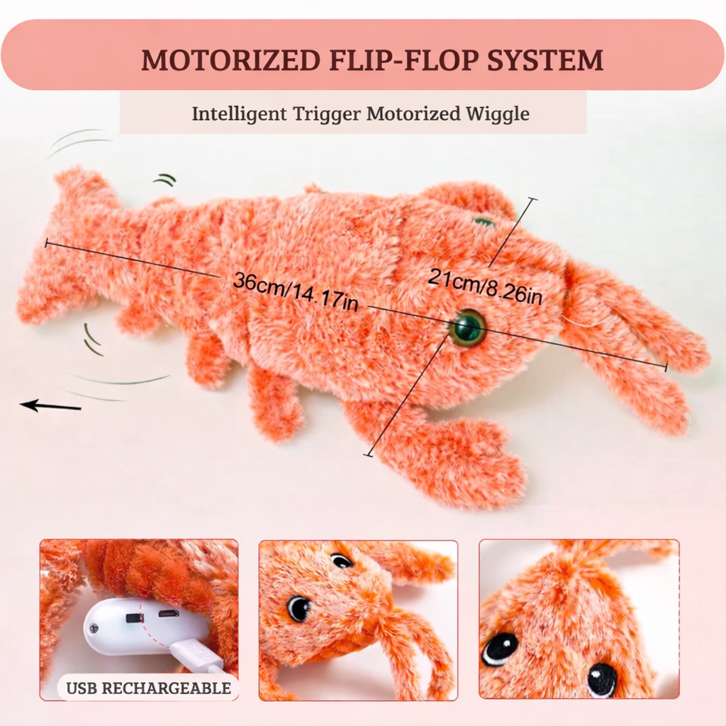 WiggleBuzz Interactive Plush Dog Toy