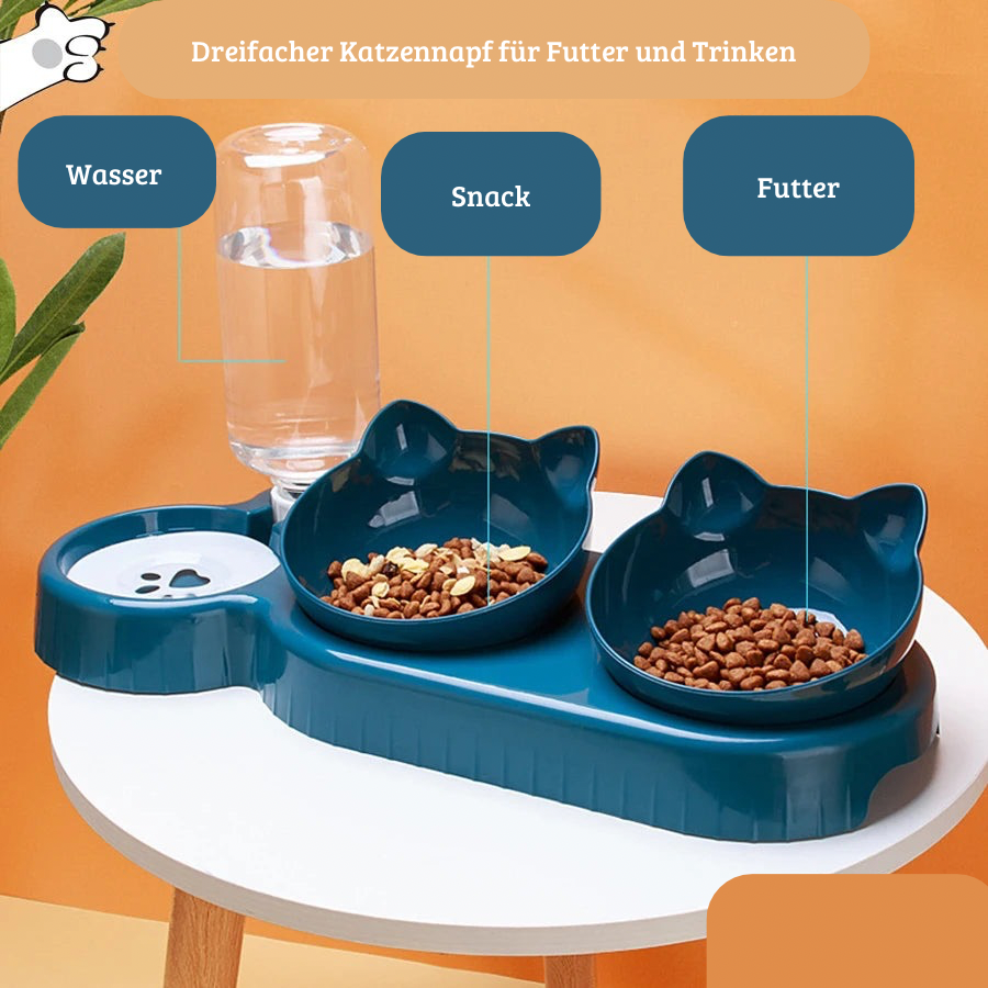 Doppelter Futternapf