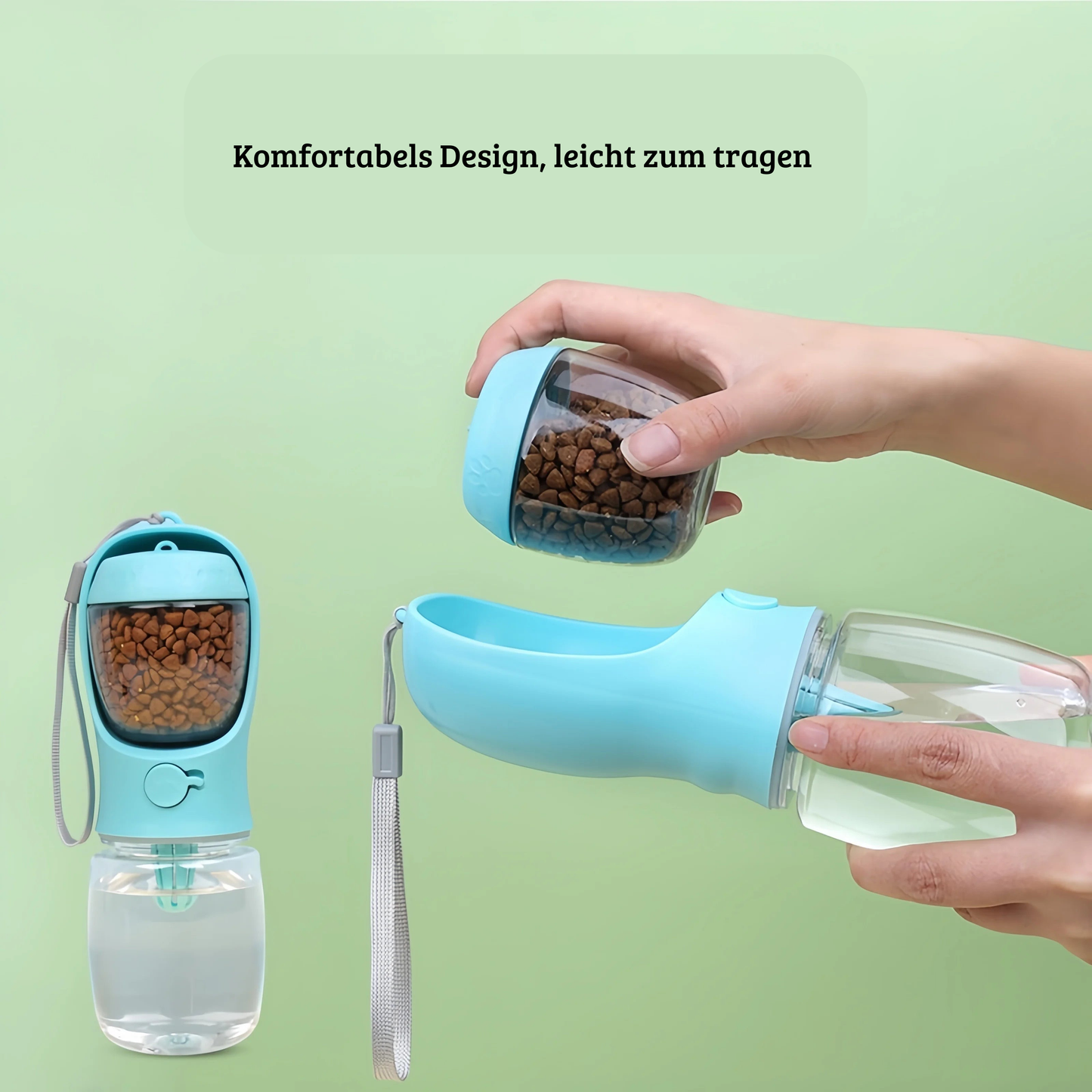 2 in 1 Trinkwasserflasche