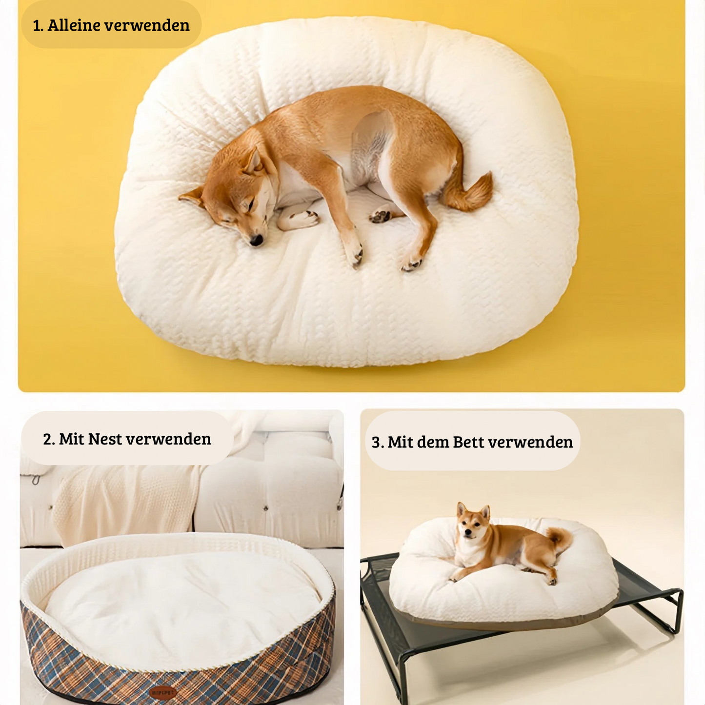 Luxuriöses Hundesofa