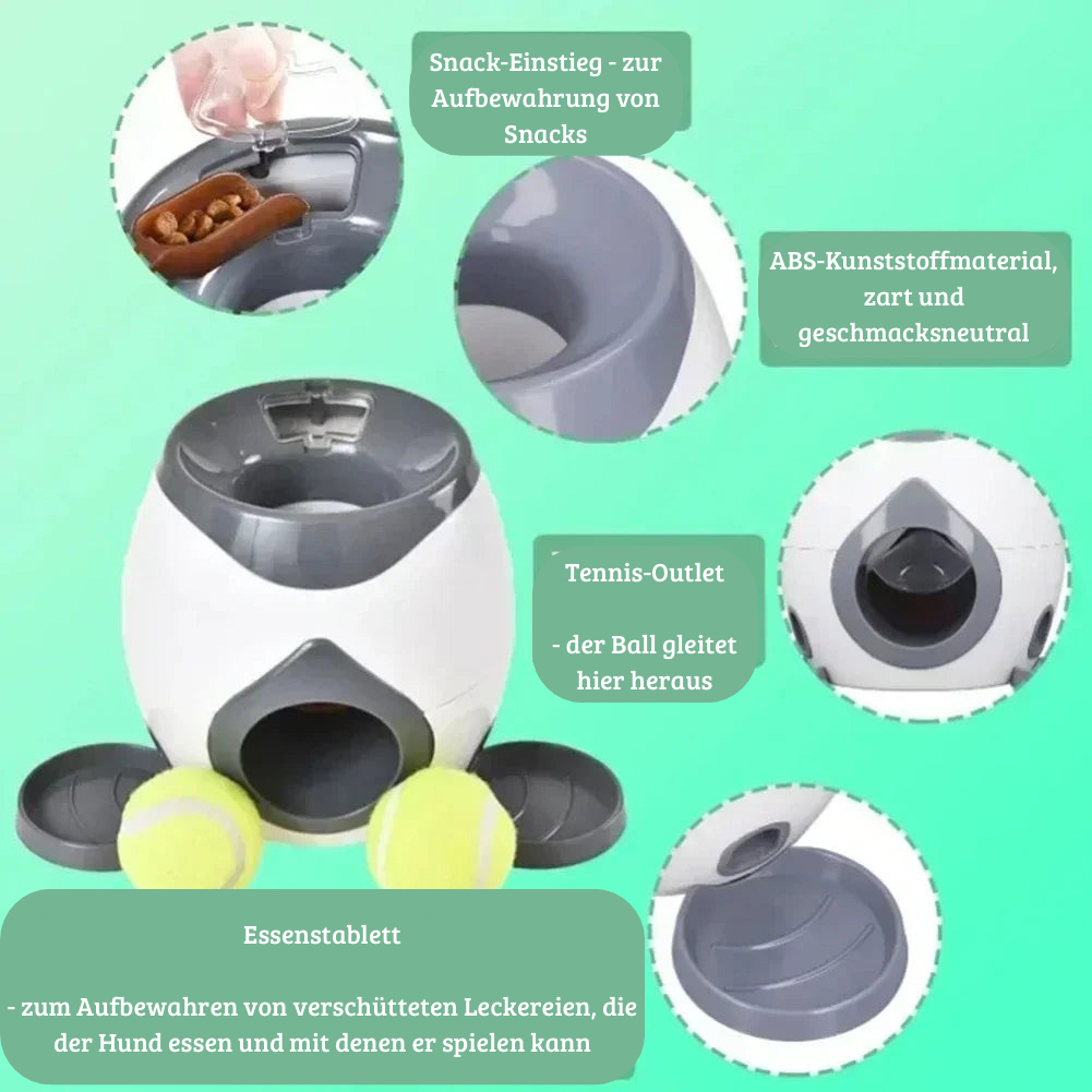 Automatischer Tennisballwerfer mit Futterspender