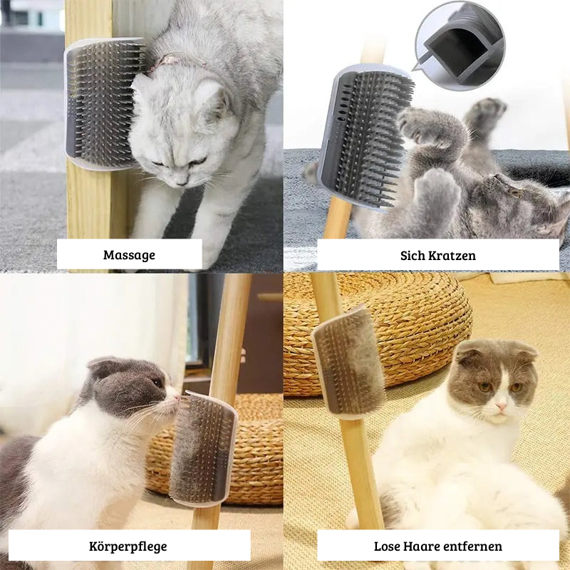 Eck-Katzenbürste