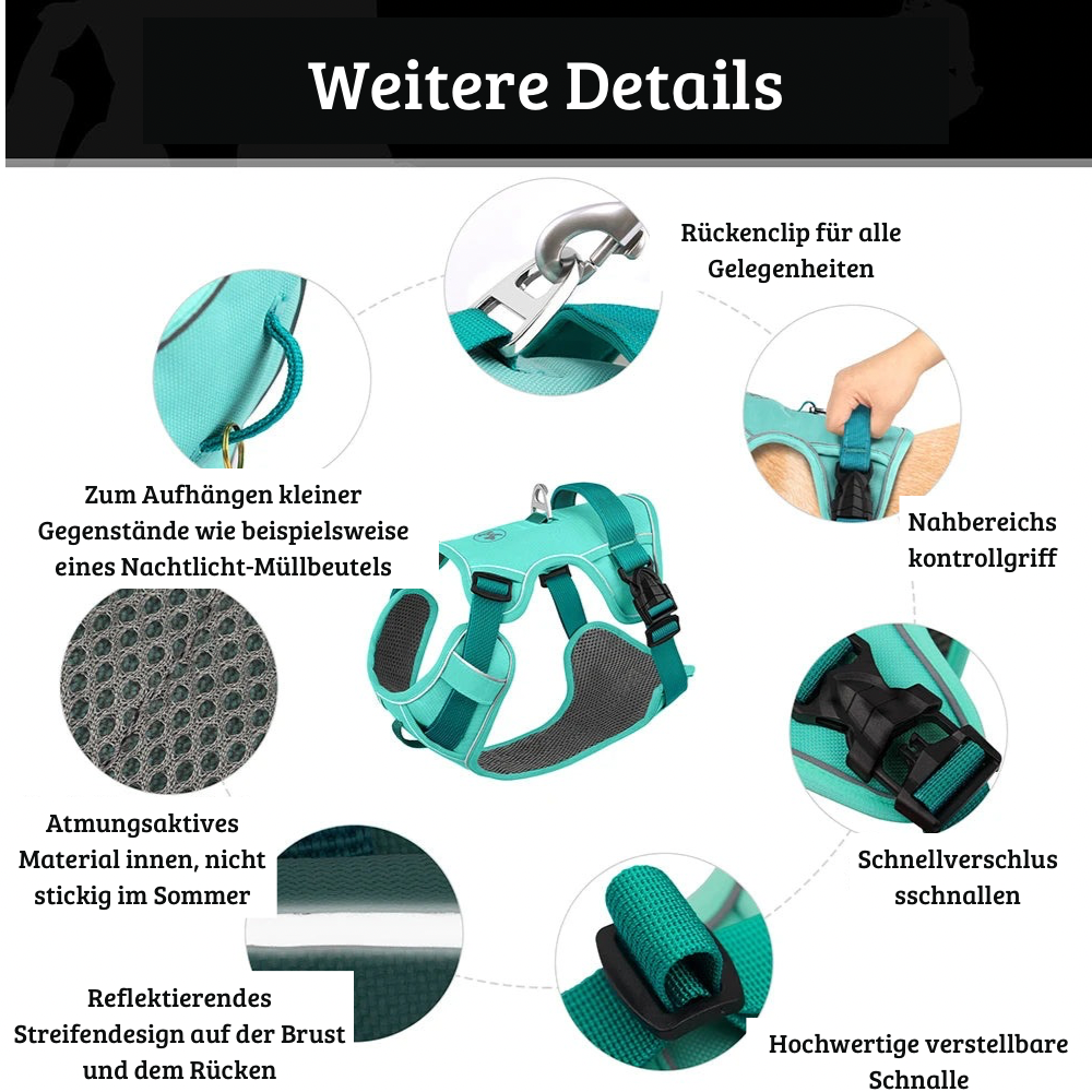 Atmungsaktives Reflex-Geschirr