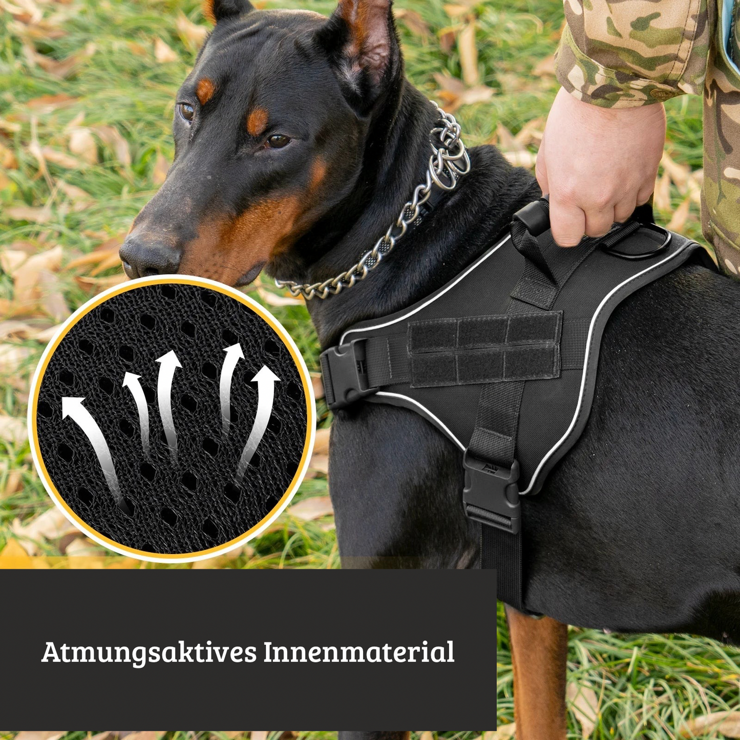 Taktische Geschirr für starke Hunde