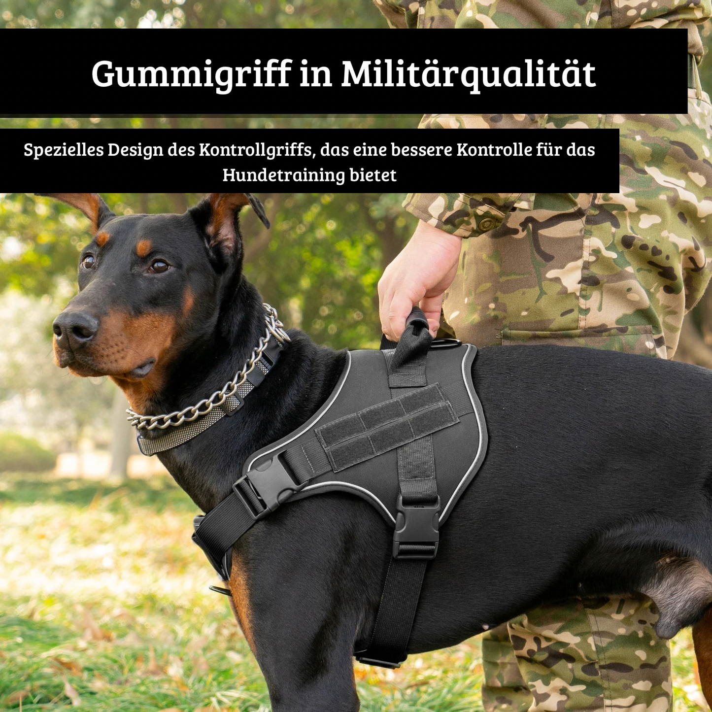 Taktische Geschirr für starke Hunde