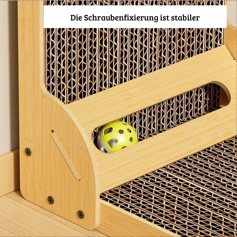 L-förmiges Katzenkratzbrett