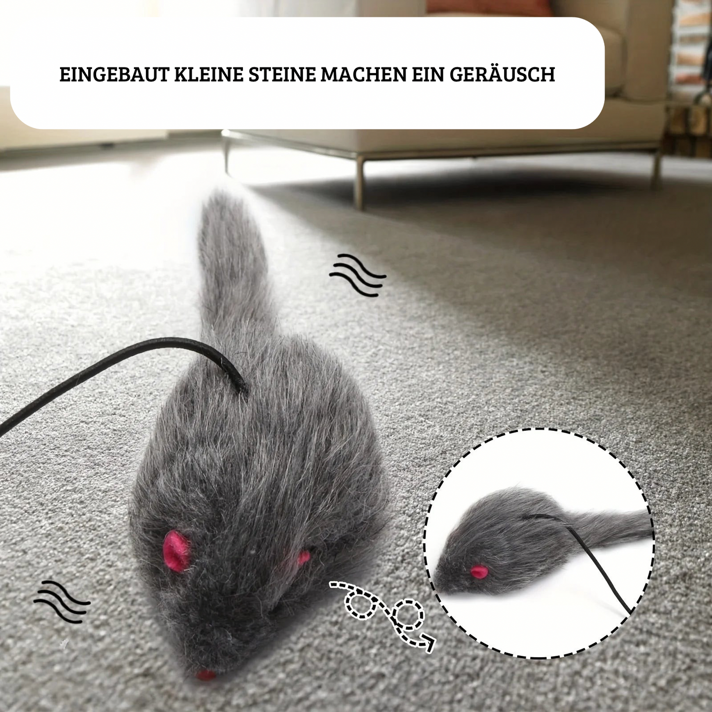 Türhängendes Katzenspielzeug