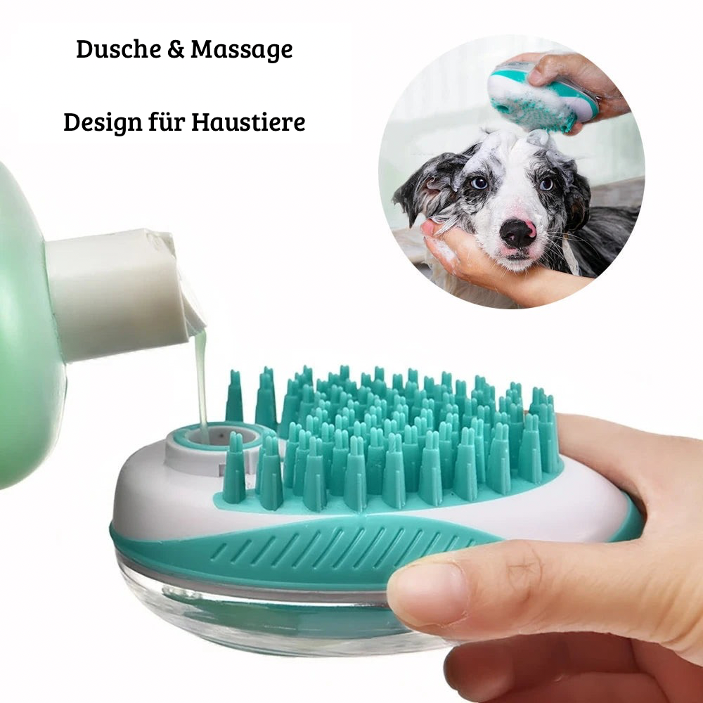 2-in-1 Silikon-Badebürste