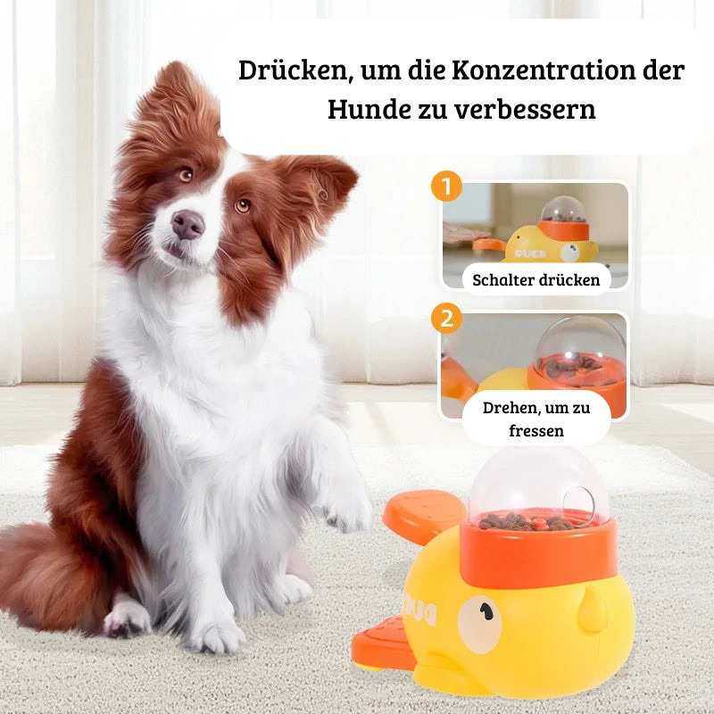 Interaktiver Futterspender mit Enten-Design für Hunde