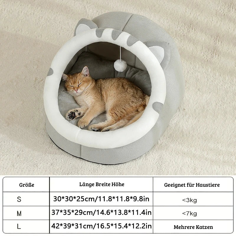 Gemütliche Höhle für Katzen