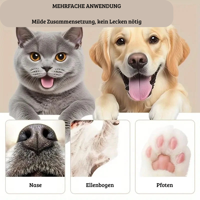 Pfoten- & Nasenschutz-Balsam – 45 g Pflegecreme für Hunde & Katzen