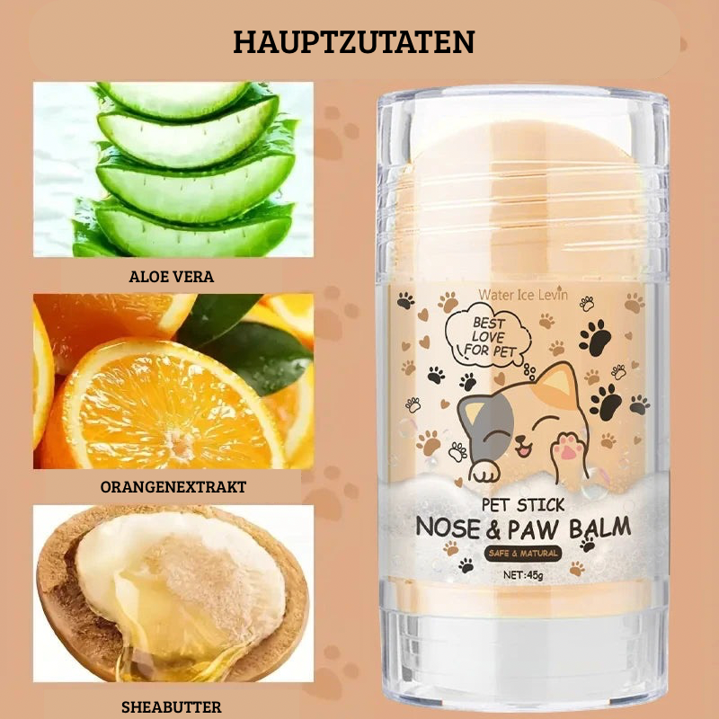 Pfoten- & Nasenschutz-Balsam – 45 g Pflegecreme für Hunde & Katzen
