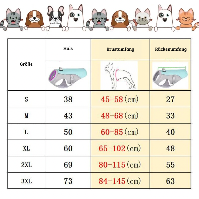 Sommer-Kühlweste für Hunde