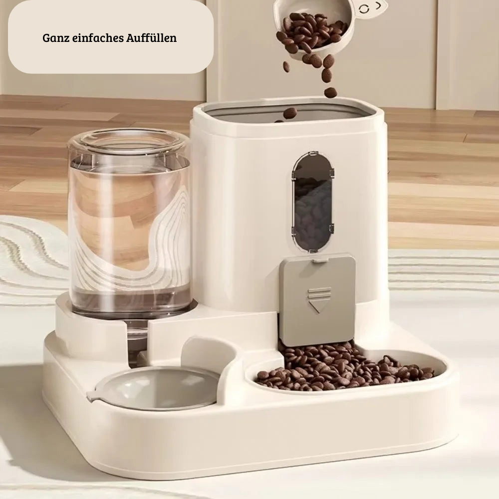 2‑in‑1 Futter- & Wasserautomat