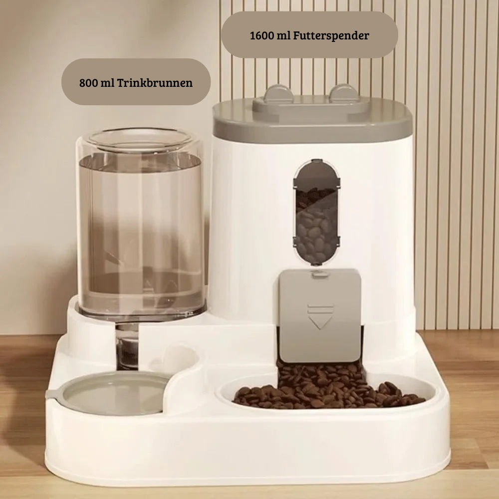 2‑in‑1 Futter- & Wasserautomat