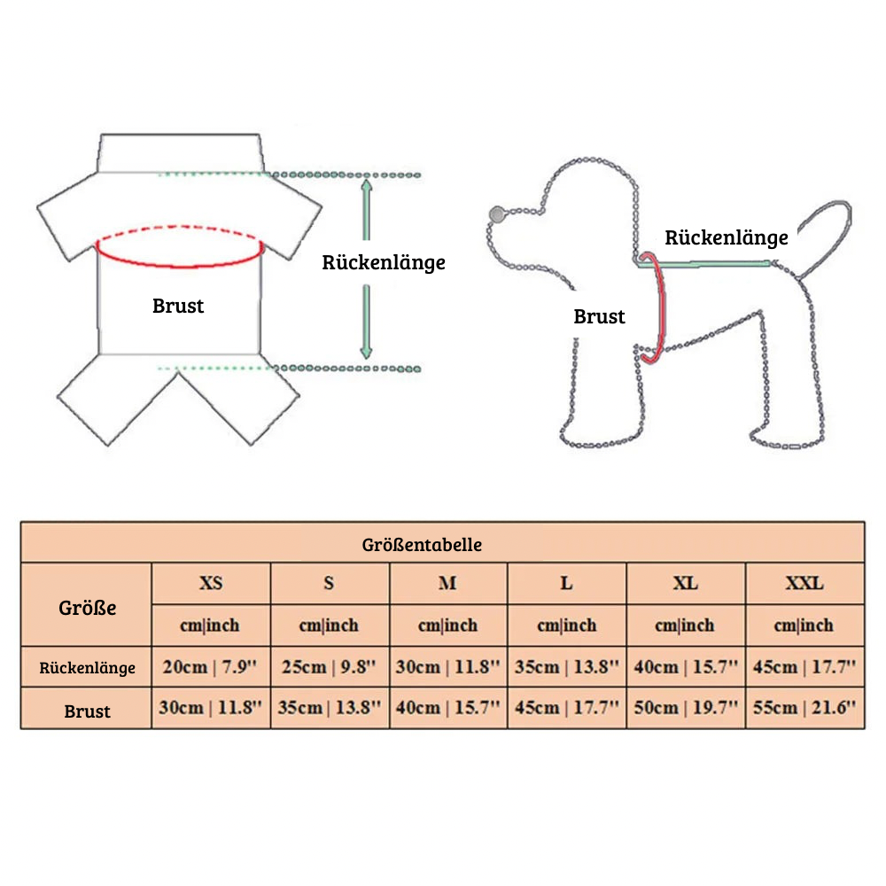Weicher Jumpsuit für Hunde & Katzen