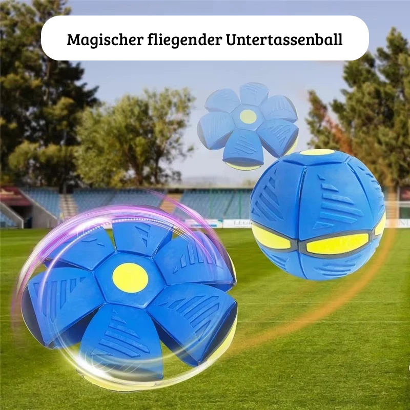2-in-1 Hunde Frisbee Ball – Magische UFO-Flugscheibe für aktives Spiel & Training