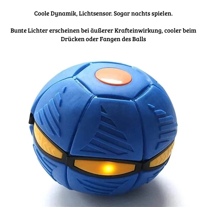 2-in-1 Hunde Frisbee Ball – Magische UFO-Flugscheibe für aktives Spiel & Training