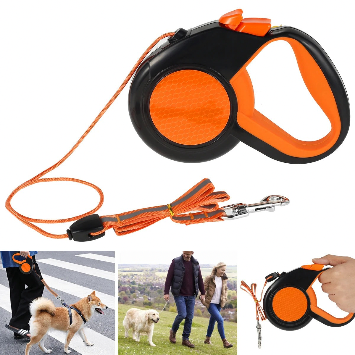 8m Automatik-Hundeleine für große Hunde