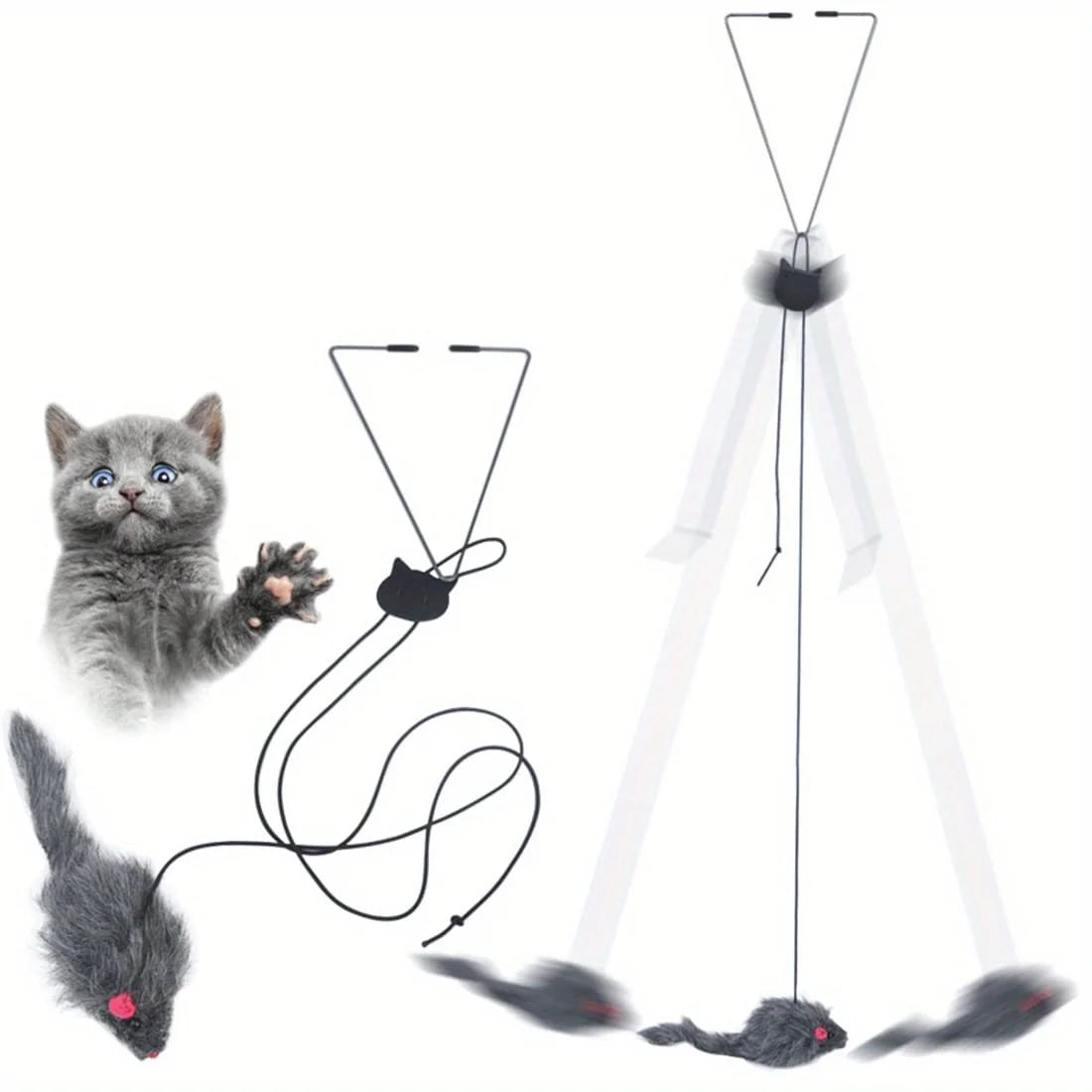 Türhängendes Katzenspielzeug