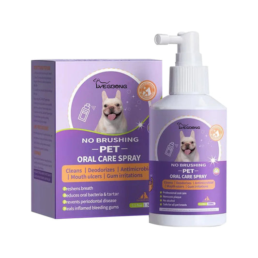 Mundspray für Hunde & Katzen – 50 ml Zahnreinigung & Atemfrische