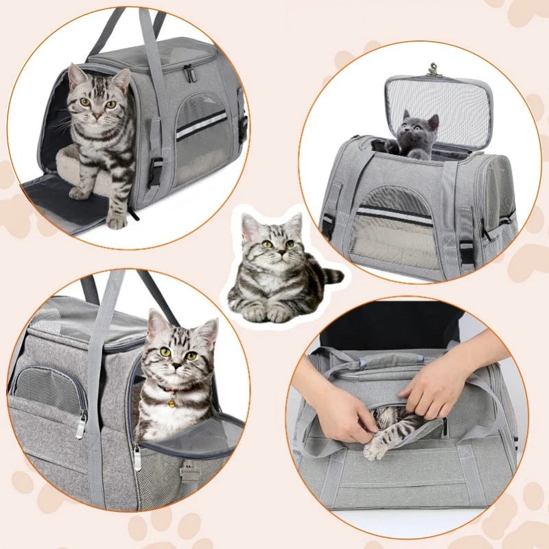 Weiche Tragetasche für Katzen & Hunde