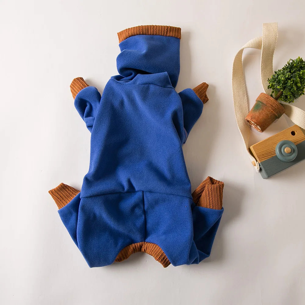 Plüsch-Winteranzug für Hunde