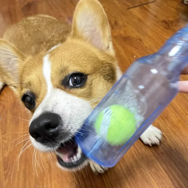 „Bierflasche“ mit Tennisball