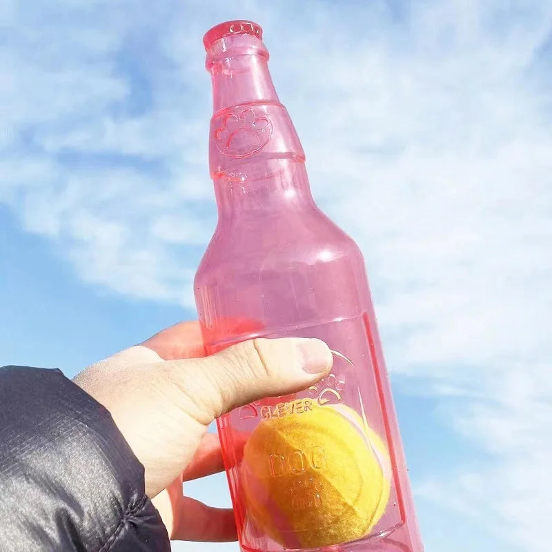 „Bierflasche“ mit Tennisball