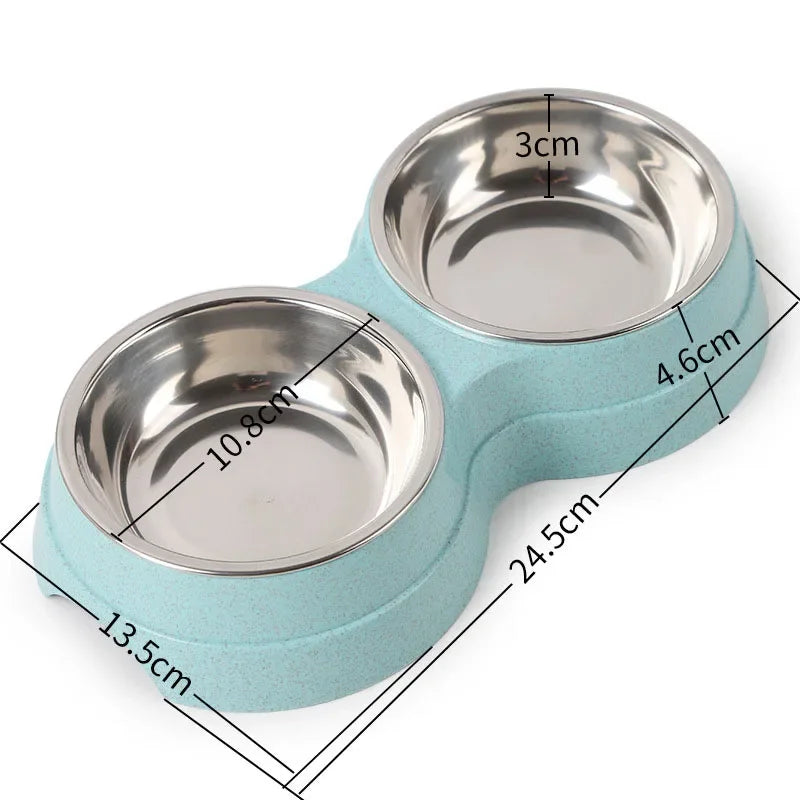 Doppelnapf für Katzen & kleine Hunde