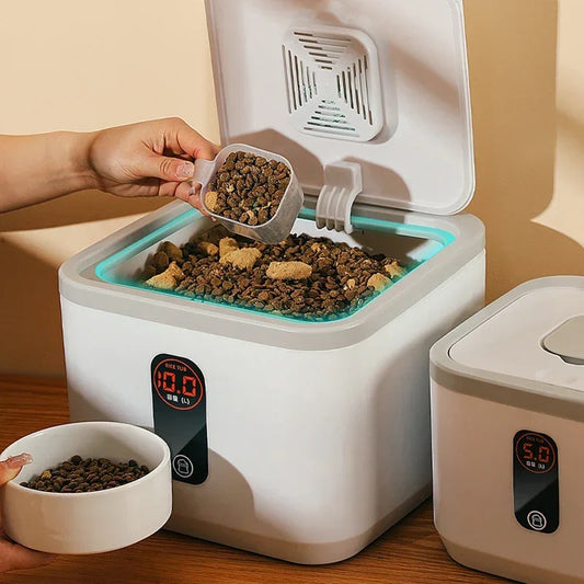 Futterbehälter mit Deckel – Trockenfutter luftdicht aufbewahren