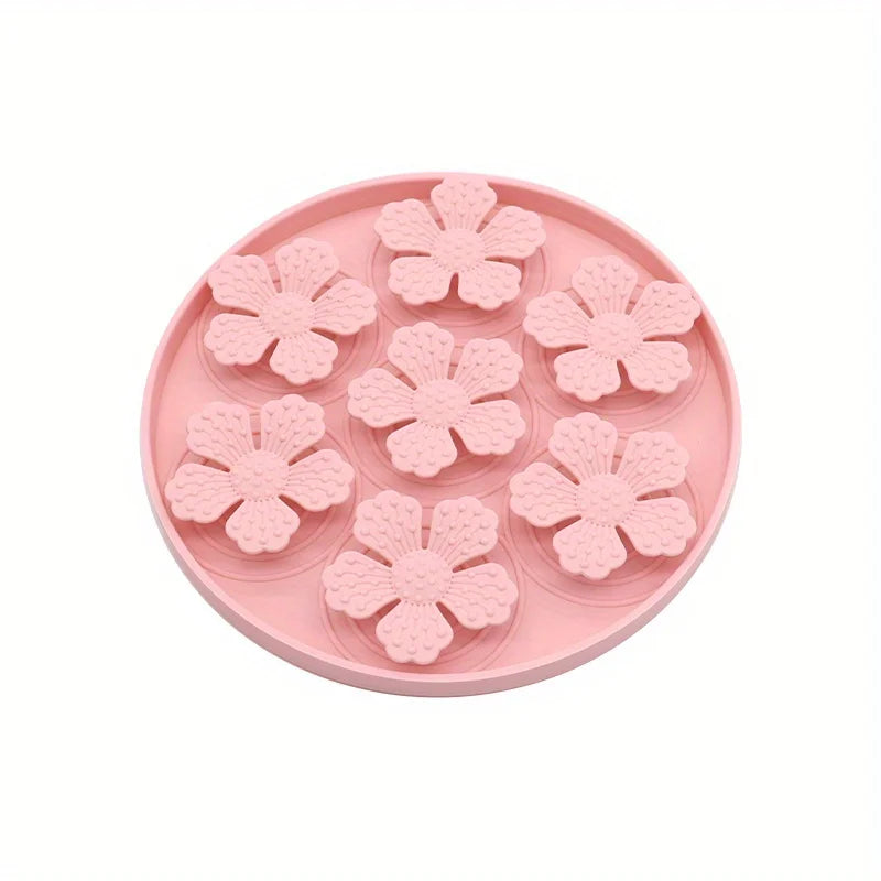 Schleckmatte mit Saugnäpfen