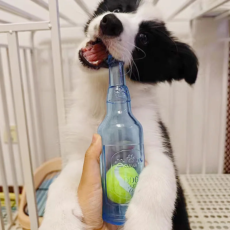 „Bierflasche“ mit Tennisball