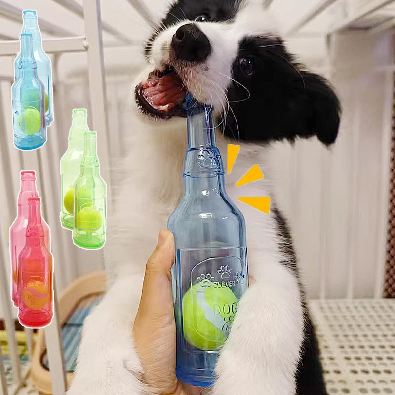„Bierflasche“ mit Tennisball