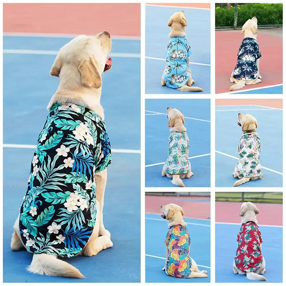 Hawaii-T-Shirt für Hunde