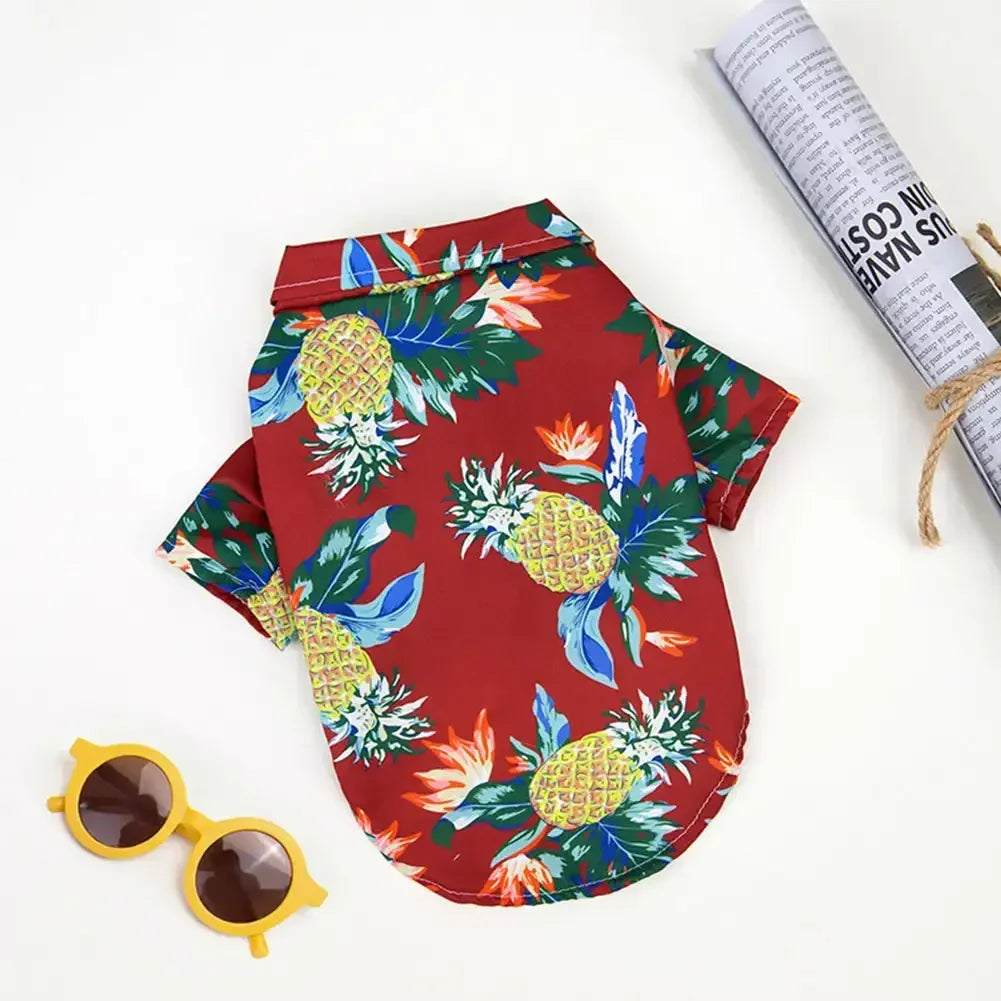 Hawaii-T-Shirt für Hunde