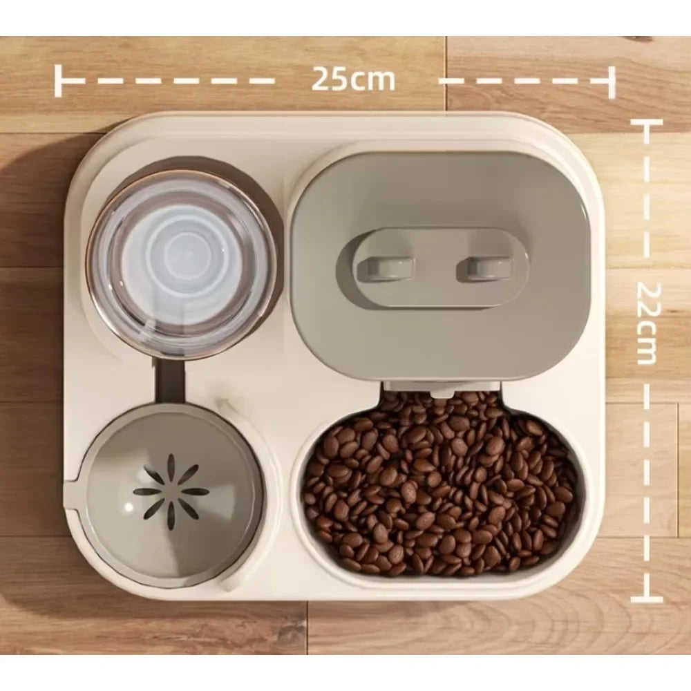 2‑in‑1 Futter- & Wasserautomat